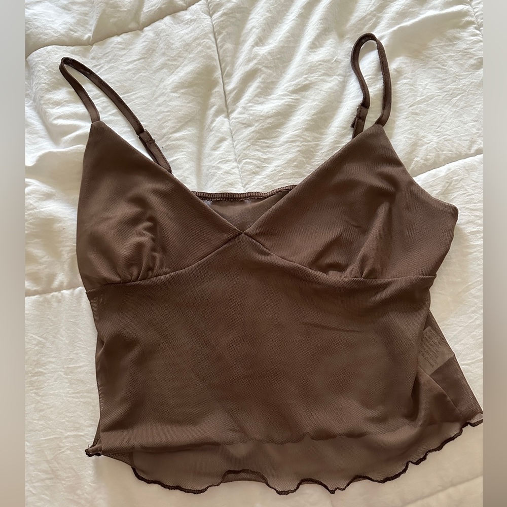Going out mesh top size medium